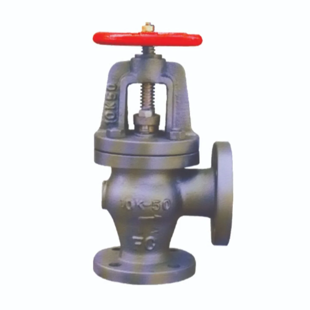 MARINE SDNR ANGLE VALVE (JIS 10K) - Marine Valves showing detailed view with specifications and design features in realistic presentation